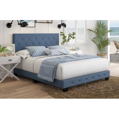 Mangonia upholstered store platform bed